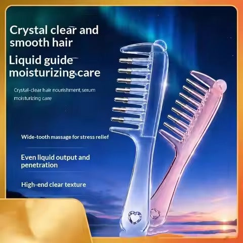 Hair Oil Comb Applicator Bottle | Scalp Massage & Hair Oil Dispenser Comb